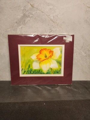 $9.99 • Buy U3. Still Life Flower Floral Painting Sealed And Signed Original Artwork.