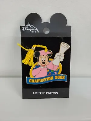 $15 • Buy Disney Graduation 2002 (Minnie) Tassle Pin - New On Card