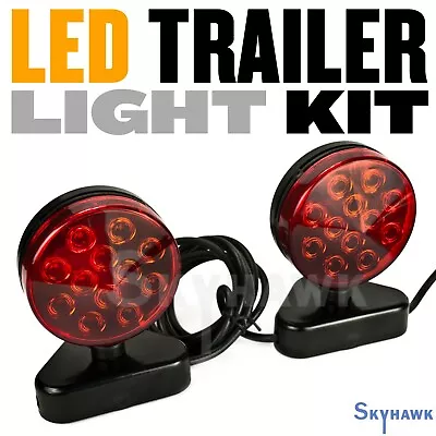 12v Magnetic Led Trailer Light Kit 20ft Wire (towing Trailer Camper Flat Bed) • $32.99