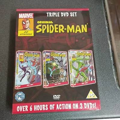 £9 • Buy Marvel Triple Dvd Set Boxset - Original Spider-man - 20 Ep  Brand New Unopened 