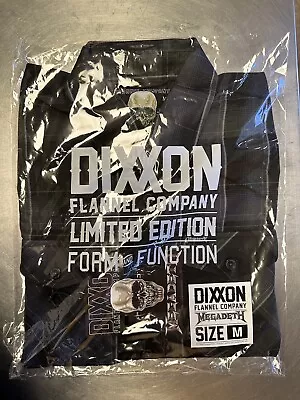Dixxon Flannel Co. Megadeth Men’s Medium BNIB • $89.99