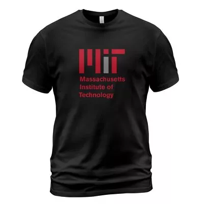 MIT Massachusets Institute Technology Logo Men's Black T-Shirt Size S - 5XL • $20.99