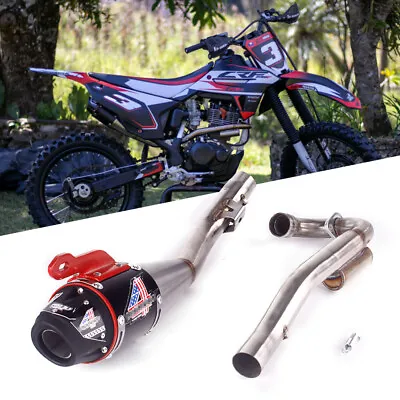 Dirt Bike Aggressive Exhaust Slip On Muffler Pipe Fit For Honda CRF230F 08'-20'  • $116.40