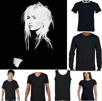 Wendy James T-Shirt Transvision Vamp Mens 80's Music Pop Silhouette Top  • £10.99