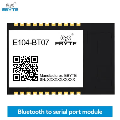 2.4GHz BLE5.1 UART Low Power Bluetooth To Serial Module 130m IBeacon Small Size  • $5.59