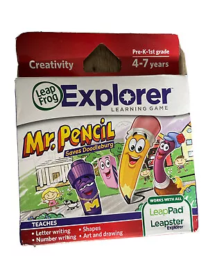 Brand New LeapFrog Explorer Mr. Pencil Saves Doodleburg Game • $27.18