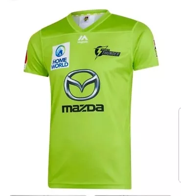 NEW Sydney Thunder BBL Jersey Size Small SHORT SLEEVE SHIRT / AUSTRALIA • $94.95