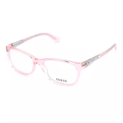 Guess Eyeglasses Women GU2581 072 Clear Pink 53 15 135 Frames Square • $25