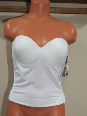 £17.89 • Buy NWT Fashion Forms Long Low Back Bustier Strapless Longline Bra Bridal Corset 34