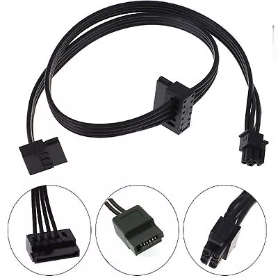 1x Mini 4pin To 15pin Female Splitter Hdd/ssd / SATA 6-Pin Slimline Power Cable • $8.35