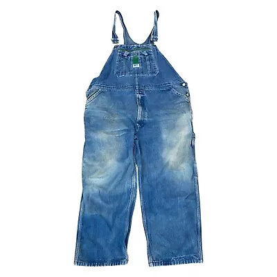 Liberty Carpenter Bib Overalls Farmer Denim Coveralls Work Wear CottonSize 46x28 • $23.50