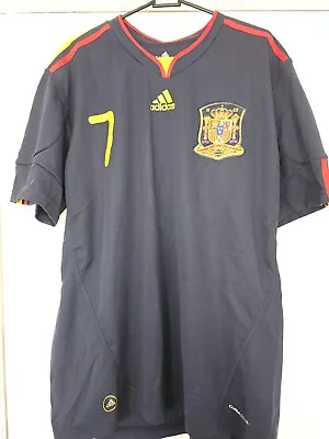 Men's Spain 2010 World Cup David Villa Adidas T-shirt. Size XL.  • £65