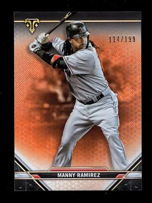 2021 Triple Threads Amber #46 Manny Ramirez 114/199 Red Sox • $3.99