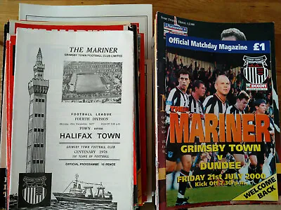 £3 • Buy Grimsby Town Home Football Programmes 1962-2017 You Select