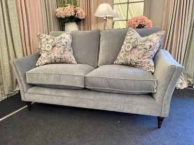 Laura Ashley Aldeburgh Two Seater Sofa In Kendrick Steel *Two Available* *New* • £1395