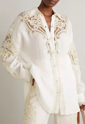 $950 • Buy Zimmerman Tiggy Embroidered Blouse Size 2, New With Tags. RRP $1200 See ModeSen.