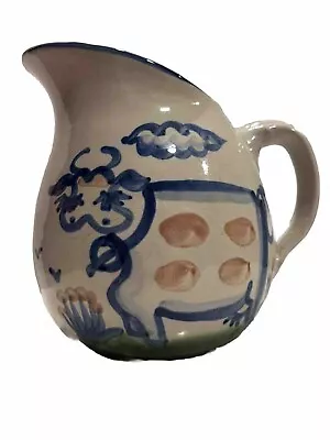 M.A. Hadley Pottery Vintage  The Potbelly Cow” Pitcher (Signed) • $42.30