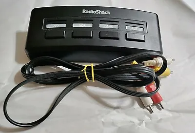 Radio Shack 15-313 S-Video Composite 4-in/1-out A/V Selector Switch Box (Clean) • $9.29