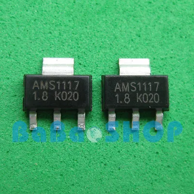 10pcs ~ 1000pcs New AMS1117-1.8 LM1117 AMS1117 1.8V 1A Voltage Regulator SOT-223 • $5.11