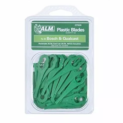 QUALCAST Easi-Lite 28 Easi-Lite 30 Genuine ALM Lawnmower Plastic Blades PK 20 • £10.99