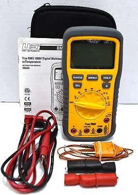 UEi DM515 True RMS 1000V Digital Multimeter W/ Temperature • $99.56