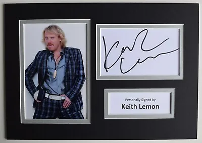 Keith Lemon Signed Autograph A4 Photo Display Leigh Francis TV Celebrity Juice • £19.99