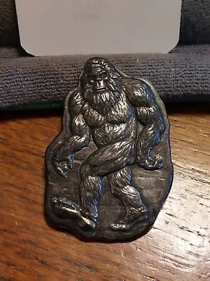 Rare Limited Edition MPM 3 Troy Oz Sasquatch Bigfoot Poured Silver Bar • $159.95