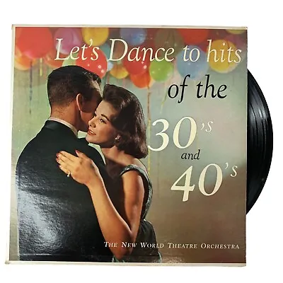 Lets Dance To Hits Of The 30s And 40s 12  Vinyl Record Vintage Jazz Big Band LP • $5