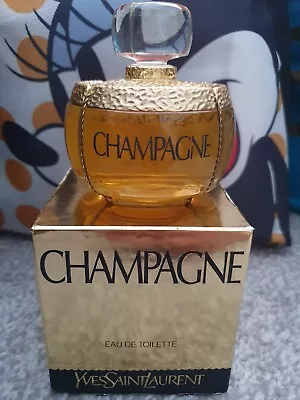 Champagne Yves Saint Laurent Ysl 100ml Rare Vintage Refill • £449.99