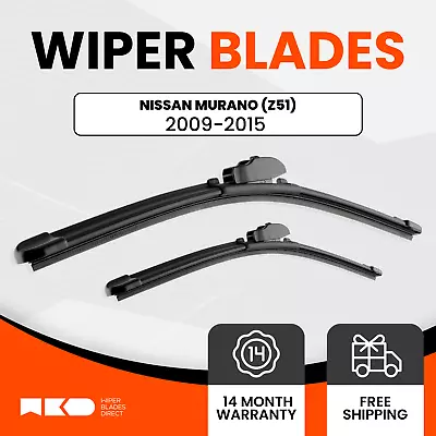 Premium Wiper Blades For Nissan Murano 2009-2015 (Z51) (Front Pair) • $54.95