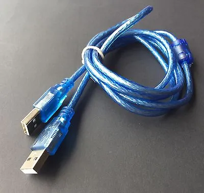 $6.99 • Buy 1.5m USB 2.0 High Speed Cable A Male To A Male Extension Cord Lead AUS Stock