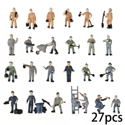 Model People Figures Miniature Decoration Plastic 1:87 Scale Landscape • $11.59