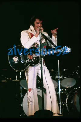 ELVIS PRESLEY COLOR CONCERT PHOTOGRAPH - DAYTON OH - OCTOBER 6 1974 (Evening) • $3.79