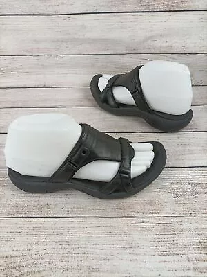 $17.95 • Buy Merrel Womens Slides 7 Glade 2 Lavish Black Leather
