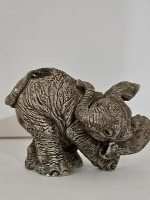 Vintage~ The Herd ~ Sniff ~Elephant Figurine ~ 3115 ~by MARTY Martha Carey 1991 • $10