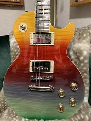 Epiphone Les Paul Tribute Prizm Outfit Rainbow W/Gibson '57 Classics  • $1000