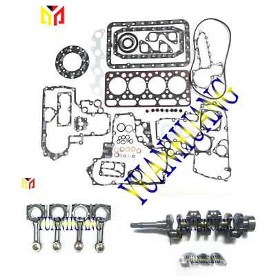 $1166.60 • Buy V1702 Engine Gasket Kit Crankshaft Con Rod Bearing Set For KUBOTA Bobcat Tractor