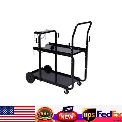 Heavy Duty Rolling MIG Welding Cart TIG Welder Trolley Plasma Cutter Storage NEW • $147