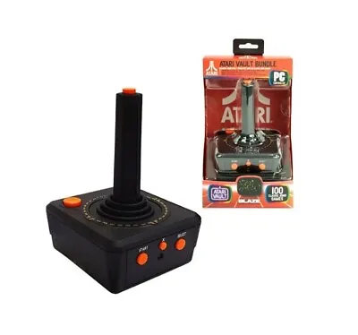 Atari Vault Retro PC Plug And Play USB Joystick 100 Games Asteroids Centipede • £29.97