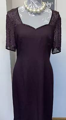 £35 • Buy After Six Ronald Joyce Gorgeous Sparkle Size 14 Mother Of The Bride Dress