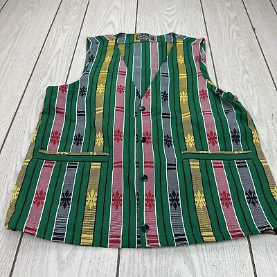 Eastern Weaving Room Christmas Themed Vest Mens Medium • $15.97