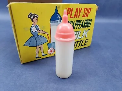 Vintage Store Display Pretend Play Toy Plastic Baby Bottle Disappearing Milk • $49.99