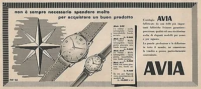 W1811 Watch Avia 15 Ruby - Advertising 1958 - Vintage Advertising • $7.15
