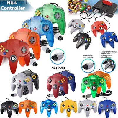 Wired N64 Gamepad Controller Compatible With Nintendo 64 N64 Video Game US New • $67.49