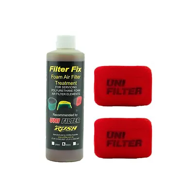 2 X UNIFILTER Safari Snorkel Ram Head (175Wx125H) Cover Pre Cleaner & Filter Oil • $84