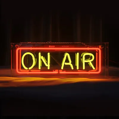 On Air Neon Sign Light Acrylic Box Studio Home Room Desk Lamp Handcraft Artwork • $79