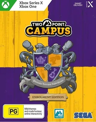 Two Point Campus Enrolment Edition (Xbox One & Xbox Series X) Import NEW  SEALED • £5.95