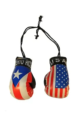 USA & PUERTO RICO Country Flags Mini BOXING GLOVES .. New • $5.99