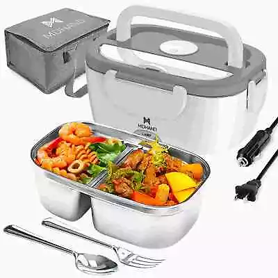 65W Electric Heating Lunch Box Portable For Car Office Food Warmer Container UK • £32.99