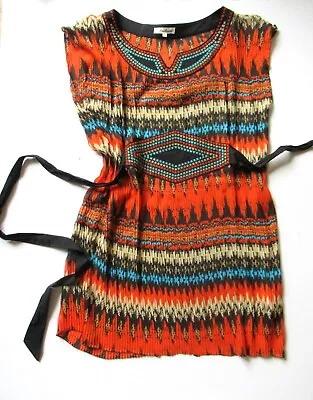 Freelance Missoni Style Pleated Sheer Summer  Dress • $24